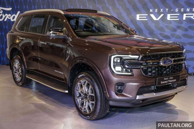 2022 Ford Everest launched in Malaysia – 3 variants, 2.0L single- and bi-turbo diesel, RM264k to RM309k