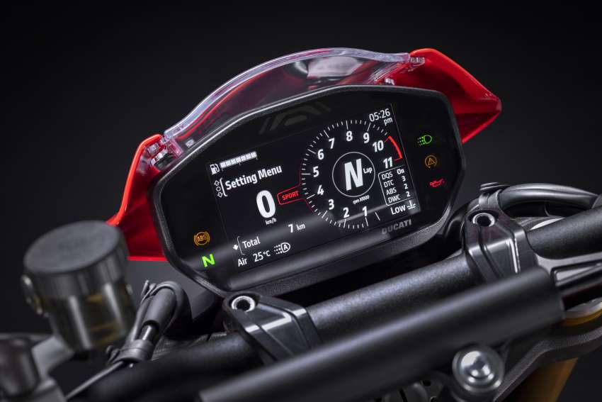 Ducati Monster SP 2023 diperkenal – versi prestasi terima peningkatan suspensi dan brek, 111 hp, 93 Nm 1513344