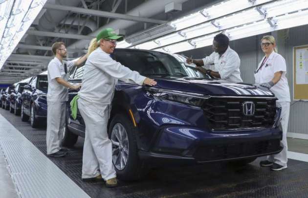 Honda CR-V 2023 generasi keenam mula dipasang di Kanada, produksi di Amerika Syarikat pula menyusul