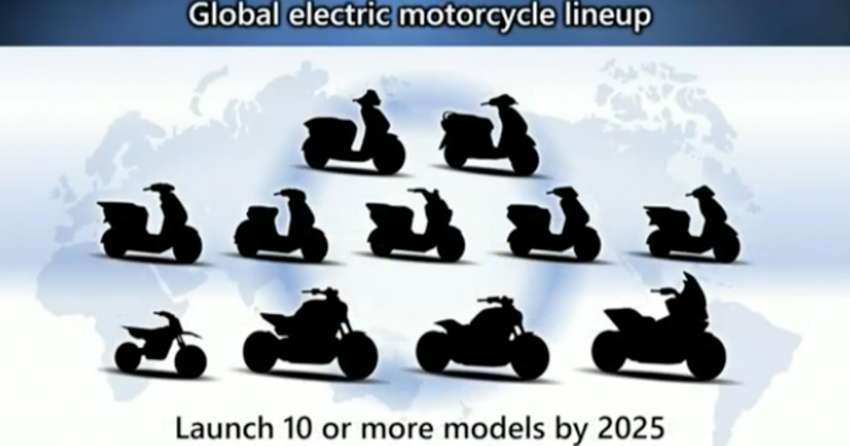 Honda to launch 10 new electric motorcycle models 1512141