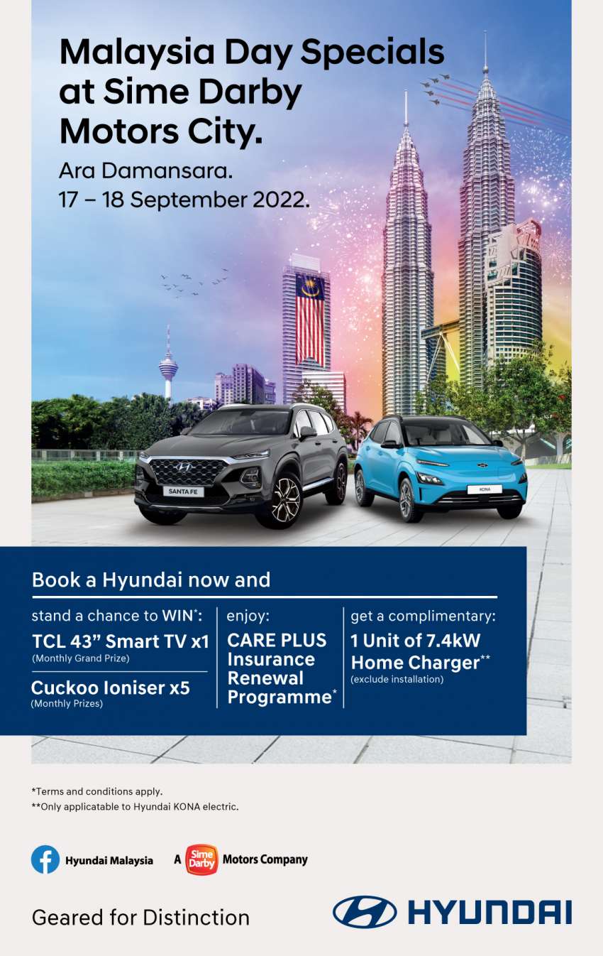 Enjoy the best deals and promotions at the Sime Darby Motors Malaysia Day event happening from Sept 17-18 1512325