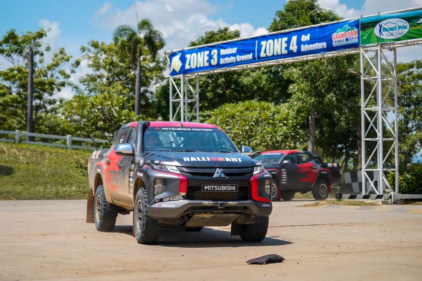 Rifat Sungkar ketuai trio pemandu Mitsubishi Ralliart di Asia Cross Country Rally 2022 dengan Triton T1 1512805