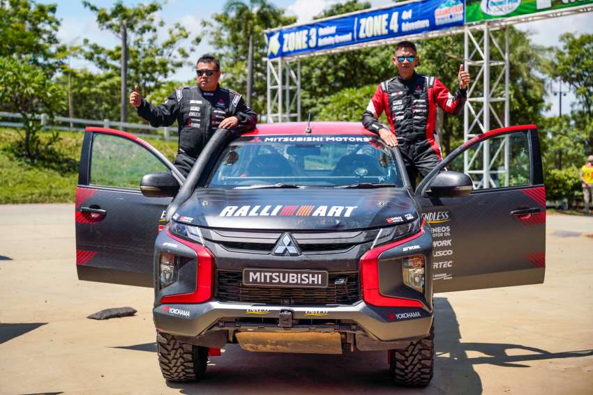Rifat Sungkar ketuai trio pemandu Mitsubishi Ralliart di Asia Cross Country Rally 2022 dengan Triton T1 1512807