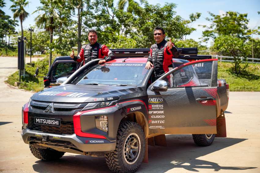 Rifat Sungkar ketuai trio pemandu Mitsubishi Ralliart di Asia Cross Country Rally 2022 dengan Triton T1 1512808