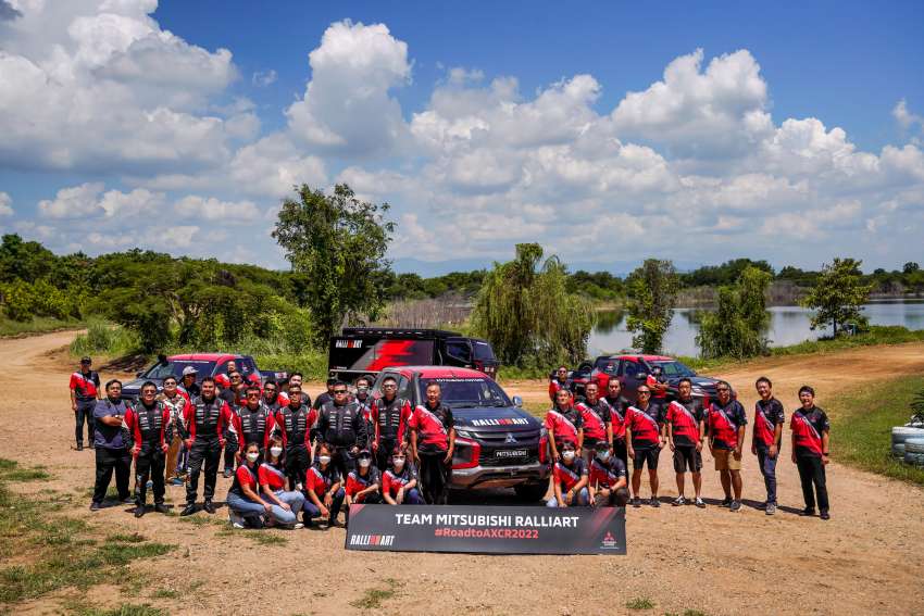 Rifat Sungkar ketuai trio pemandu Mitsubishi Ralliart di Asia Cross Country Rally 2022 dengan Triton T1 1512816