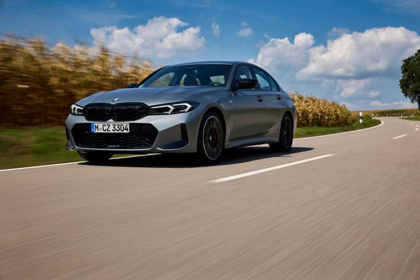 2022 BMW 3 Series facelift – additional images of G20 LCI, new headlamp and grille design, wide screen 1514459
