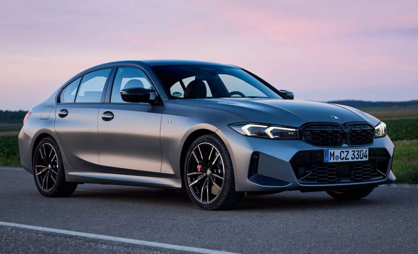 2022 BMW 3 Series facelift – additional images of G20 LCI, new headlamp and grille design, wide screen 1514471