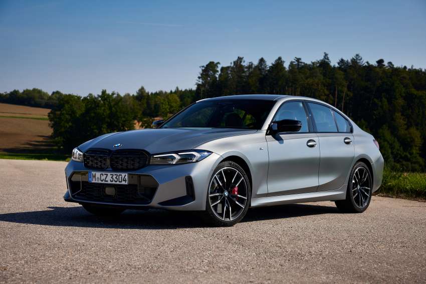 2022 BMW 3 Series facelift – additional images of G20 LCI, new headlamp and grille design, wide screen 1514479
