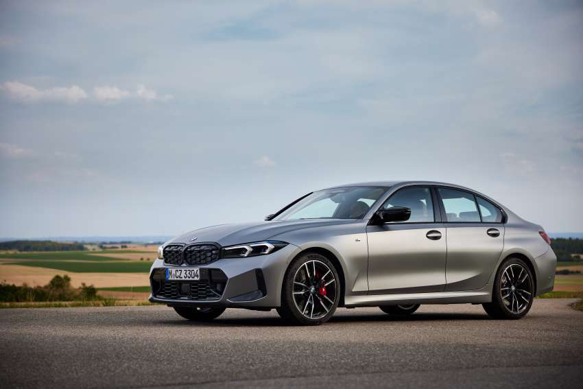 2022 BMW 3 Series facelift – additional images of G20 LCI, new headlamp and grille design, wide screen 1514486