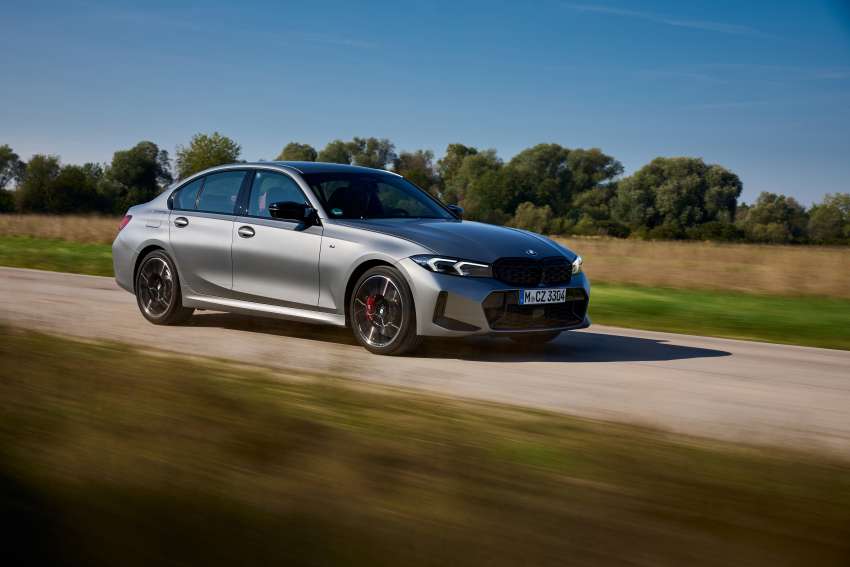 2022 BMW 3 Series facelift – additional images of G20 LCI, new headlamp and grille design, wide screen 1514531