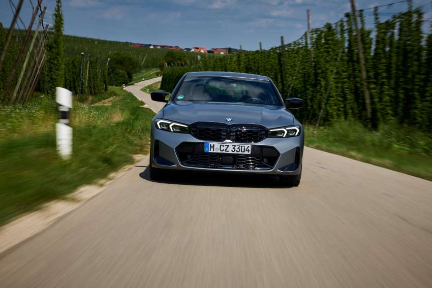 2022 BMW 3 Series facelift – additional images of G20 LCI, new headlamp and grille design, wide screen 1514536