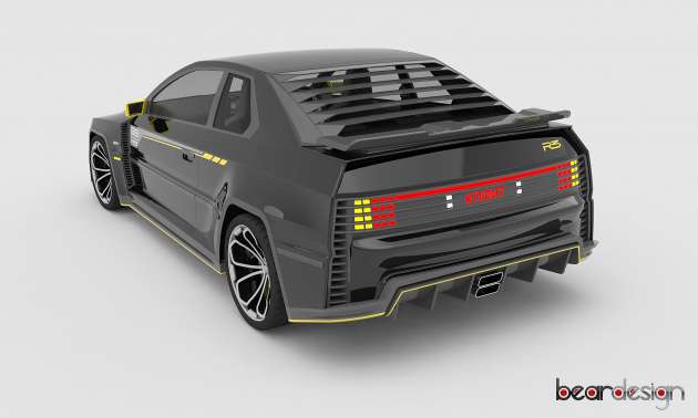 Proton Saga Knight Coupe Concept dalam “baju” R3