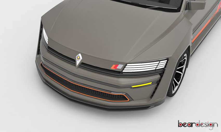 Proton Saga Knight Coupe Concept — dari Preve ke imej perlumbaan, adakah ini boleh jadi kenyataan? 1514423