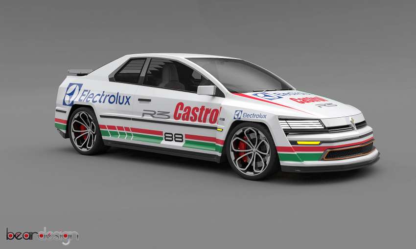 Proton Saga Knight Coupe Concept by Bear Design – a modernised two-door rendition, plus race car livery 1514572
