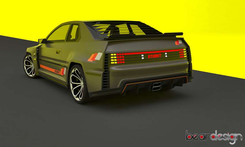 Proton Saga Knight Coupe Concept by Bear Design – a modernised two-door rendition, plus race car livery 1514574