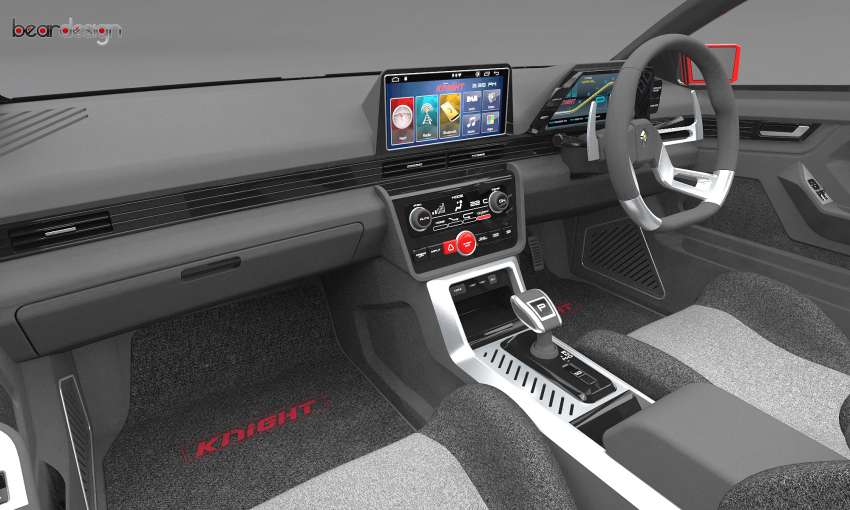 Proton Saga Knight Coupe Concept — dari Preve ke imej perlumbaan, adakah ini boleh jadi kenyataan? 1514411