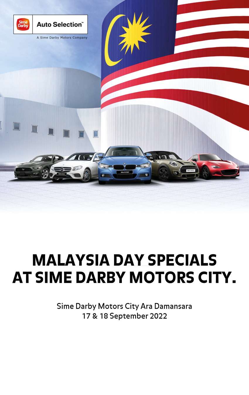Enjoy the best deals and promotions at the Sime Darby Motors Malaysia Day event happening from Sept 17-18 1512394