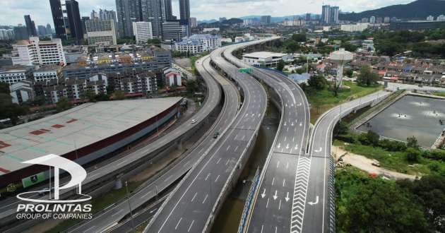 SUKE highway improves Jln Ampang stretch below it