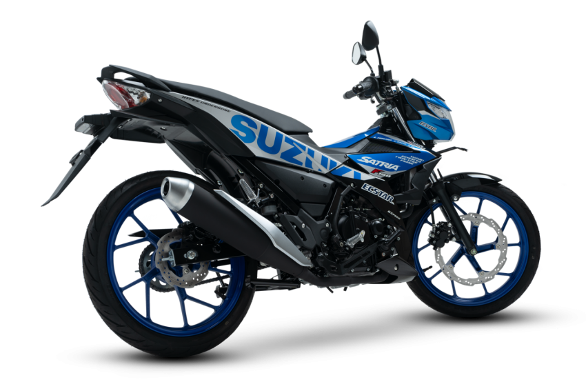 Suzuki Satria F150 diperkenal dengan grafik ala jentera MotoGP di Indonesia, spesifikasi masih sama 1514511