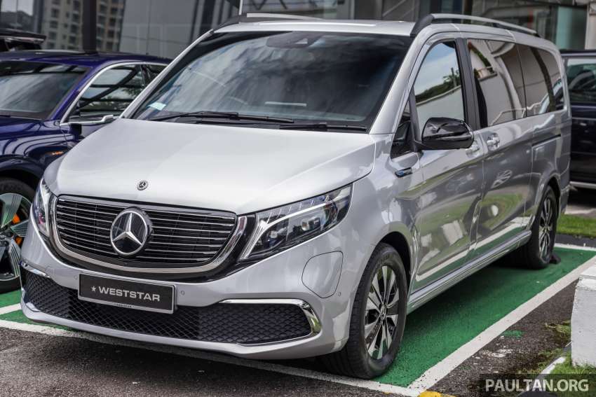 Mercedes-Benz EQV300 di M’sia – van 7-tempat duduk, bateri 100 kWh, jarak EV 340 km, 204 PS; dari RM485k Image #1511375