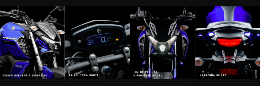 Yamaha Fazer FZ15 2023 tiba di Brazil – enjin 150 cc penyejukan udara, lampu depan projector, tayar Pirelli 1511365