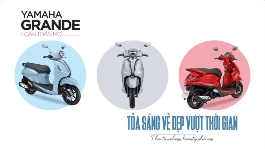 2022 Yamaha Grande 125 hybrid scooter launched in Vietnam, priced from RM8,927 to RM9,919 1519129