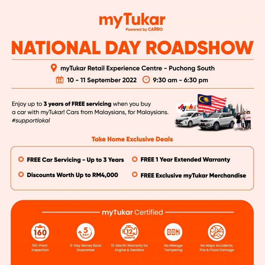 Enjoy up to 3 years free service, RM4,000 discount at the myTukar National Day Roadshow – Sept 10-11 Image #1509747