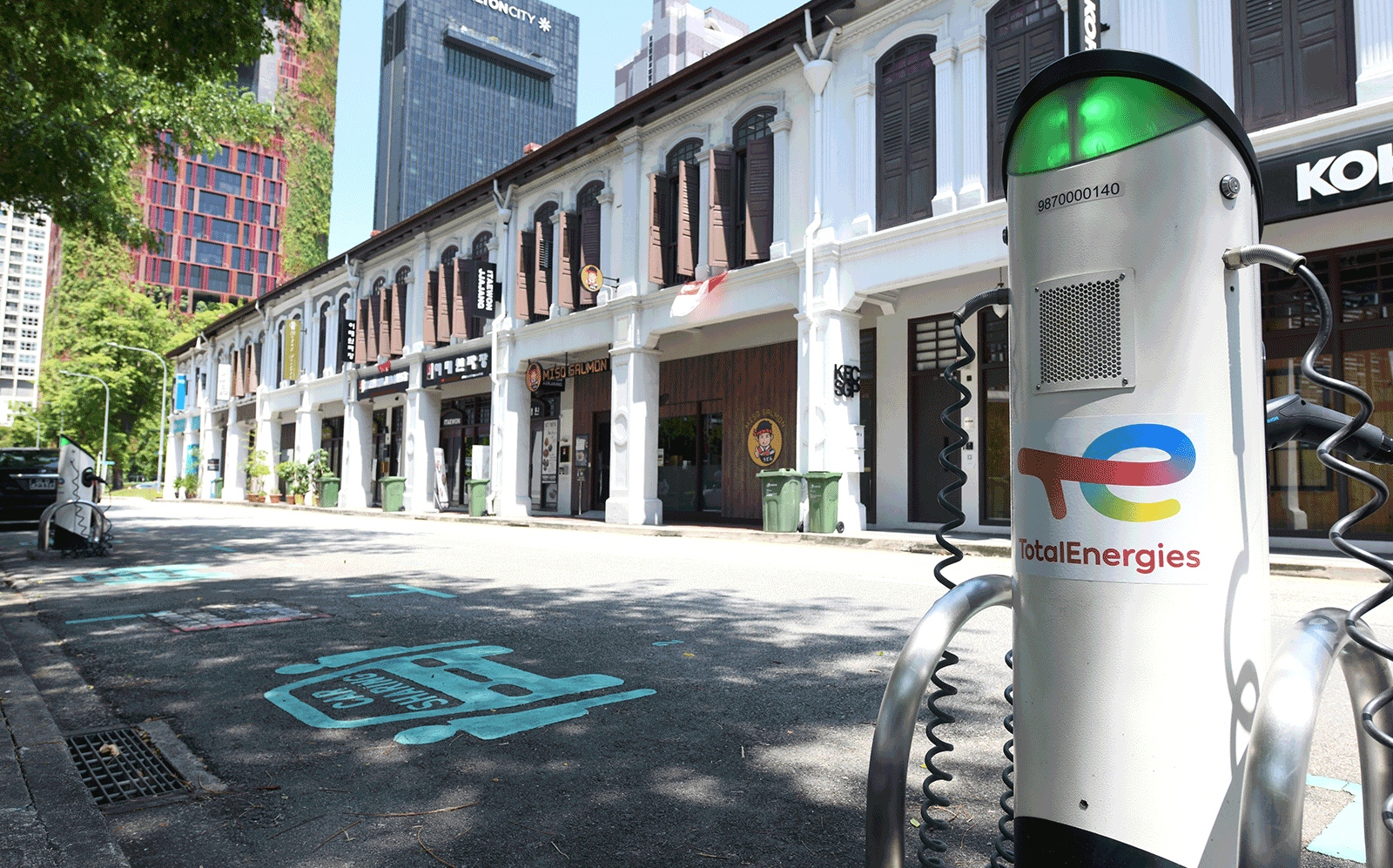 totalenergies ev charger Singapore