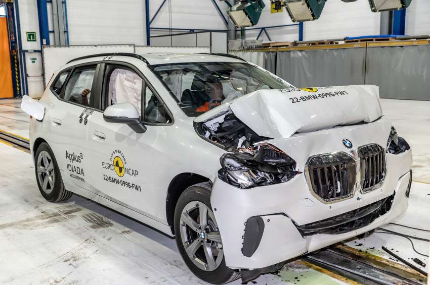 2022 BMW X1 and 2022 BMW 2 Series Active Tourer score full  five-star ratings in Euro NCAP crash tests 1533007
