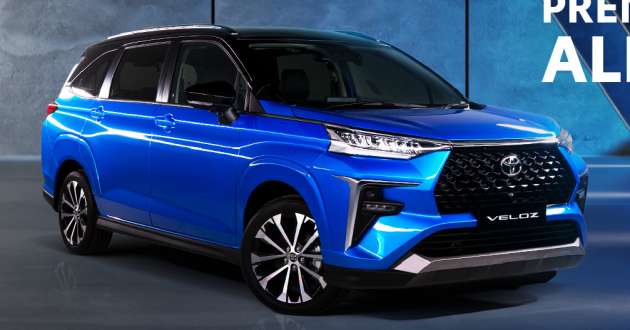2022 Toyota Veloz launching in Malaysia on October 18 – 7-seat MPV; Alza’s upmarket twin; from RM95k est