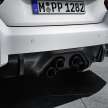 2023 BMW M2 M Performance kit revealed –  titanium exhaust, adjustable suspension, large rear spoiler