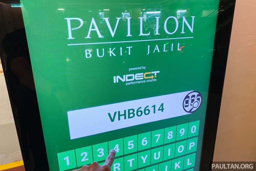 Pavilion Bukit Jalil carpark car locator system – find your car easily with the number plate or time of entry Image #1523045