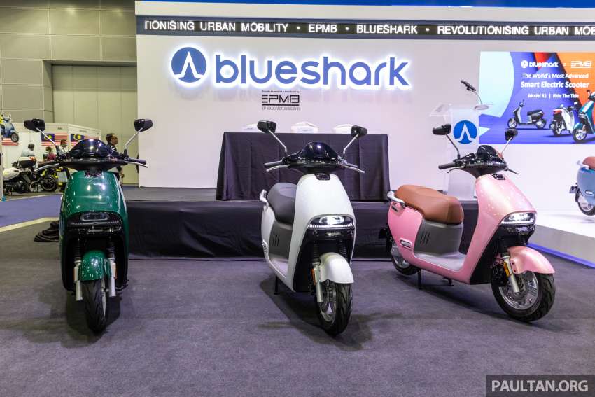 Blueshark R1 dipamer – pelancaran rasmi skuter EV dalam masa terdekat, harga sekitar motosikal 150 cc 1527376