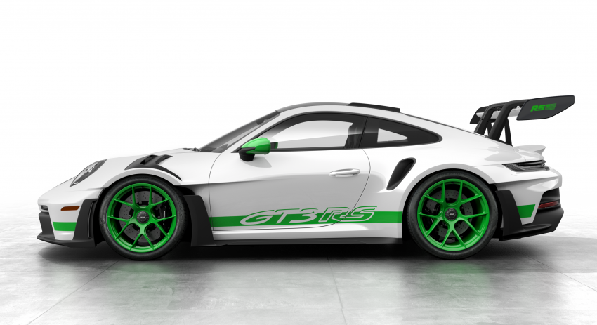 Porsche 911 GT3 RS with “Tribute to Carrera RS” package celebrates an icon with Python Green accents 1532716