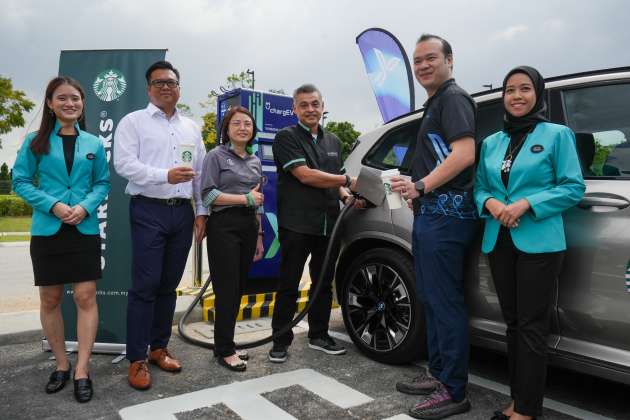 ChargEV charging rates at Starbucks outlets in M’sia – RM1.20/min for 60 kW DC, RM5/20 mins for 11 kW AC