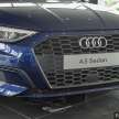 2022 Audi A3 Sedan in Malaysia – 2.0 turbo, RM333k for Mercedes-Benz A-Class and BMW 2 GC rival