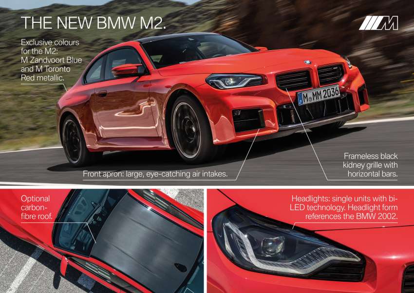 2023 BMW M2 debuts – all-new G87 stays RWD only; 3.0L turbo straight-six with 460 PS, six-speed manual 1526148