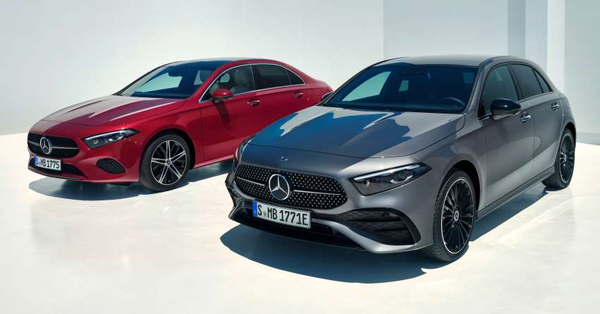 2023 Mercedes-Benz A-Class facelift – W177 and V177 gain mild hybrid system, visual tweaks, latest MBUX 1523072