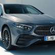 2023 Mercedes-Benz A-Class facelift – W177 and V177 gain mild hybrid system, visual tweaks, latest MBUX