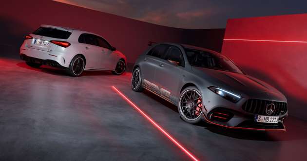 2023 Mercedes-AMG A35 and A45S facelifts – up to 421 PS; mild hybrid for A35; styling tweaks, new MBUX