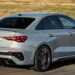 Audi RS3 Performance Edition diperkenal – kuasa 407 PS, 500 Nm, laju maksimum 300 km/j, terhad 300 unit