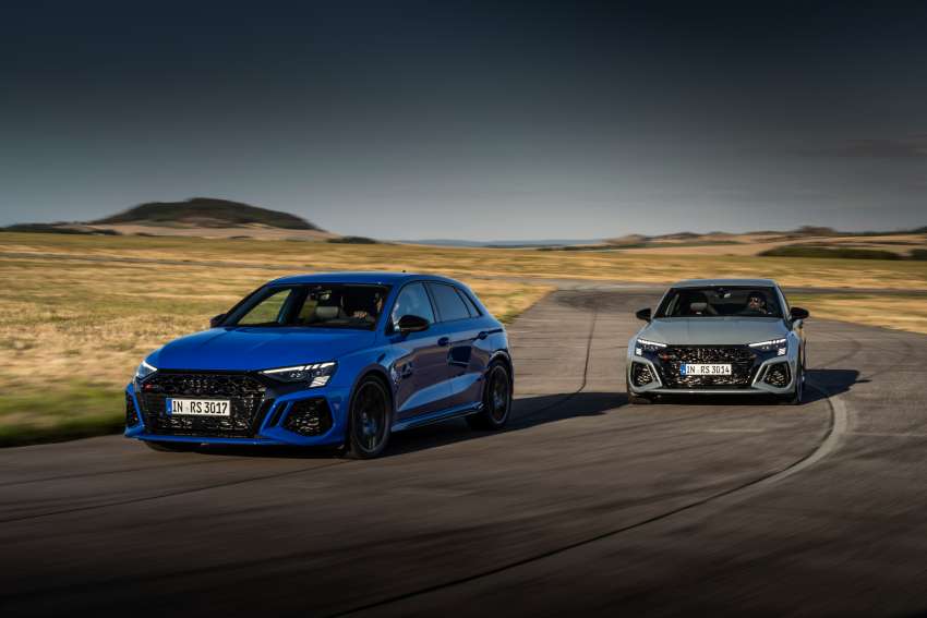 Audi RS3 Performance Edition – 407 PS, 300 km/h top speed, adaptive suspension; limited run of 300 units 1530347