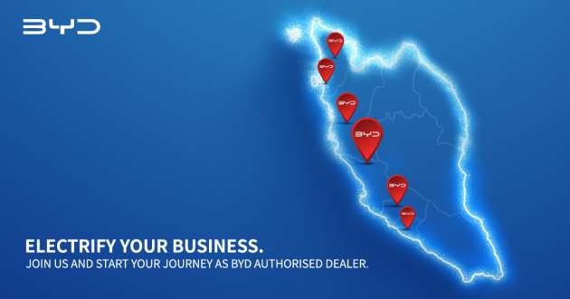 Application to start your journey as a BYD authorised dealer is now open – business partners wanted [AD]