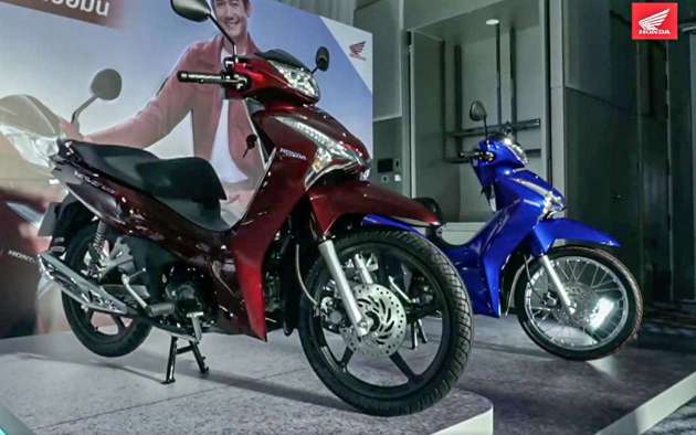 2023 Honda Wave 125i in Thailand – new lights, meter