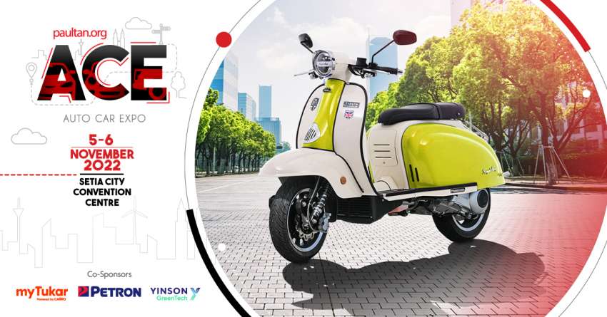 ACE 2022: Royal Alloy scooters on show at SCCC – see the TG250S ABS, GP125 and GP180, Nov 5-6! 1535367