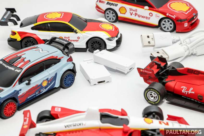 Shell Motorsport Collection limited edition set of 7 Bluetooth remote control cars in Malaysia; RM30 each 1520762