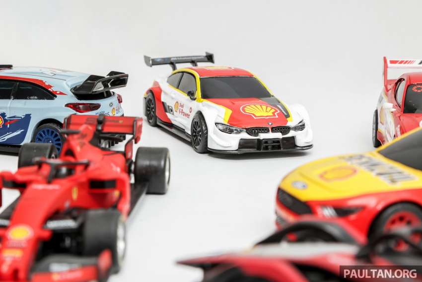 Shell Motorsport Collection limited edition set of 7 Bluetooth remote control cars in Malaysia; RM30 each 1520766