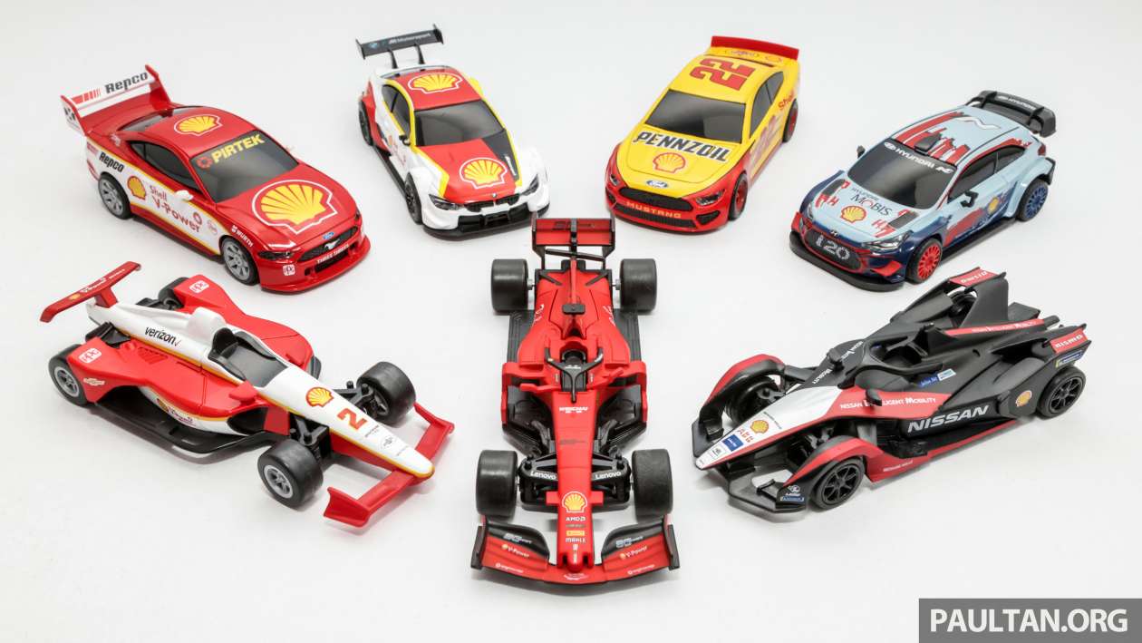 Shell Motorsport Collection limited edition set of 7 Bluetooth remote