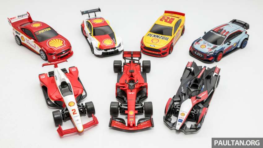 Shell Motorsport Collection limited edition set of 7 Bluetooth remote control cars in Malaysia; RM30 each 1520725