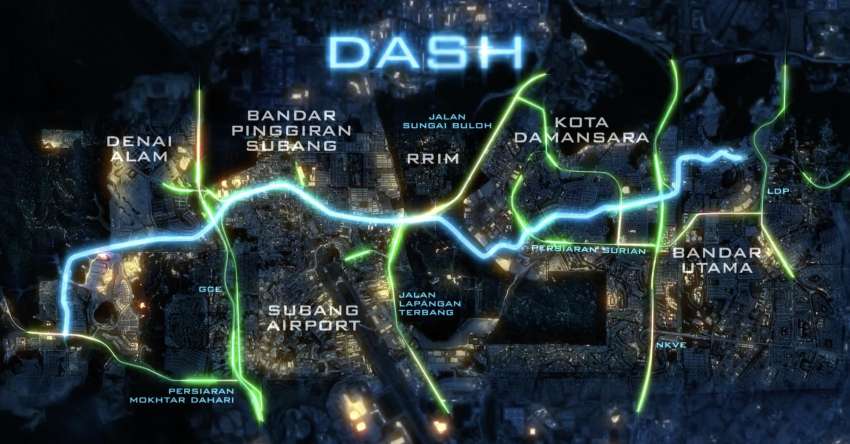 DASH Highway map and interchanges – now open! 1523910